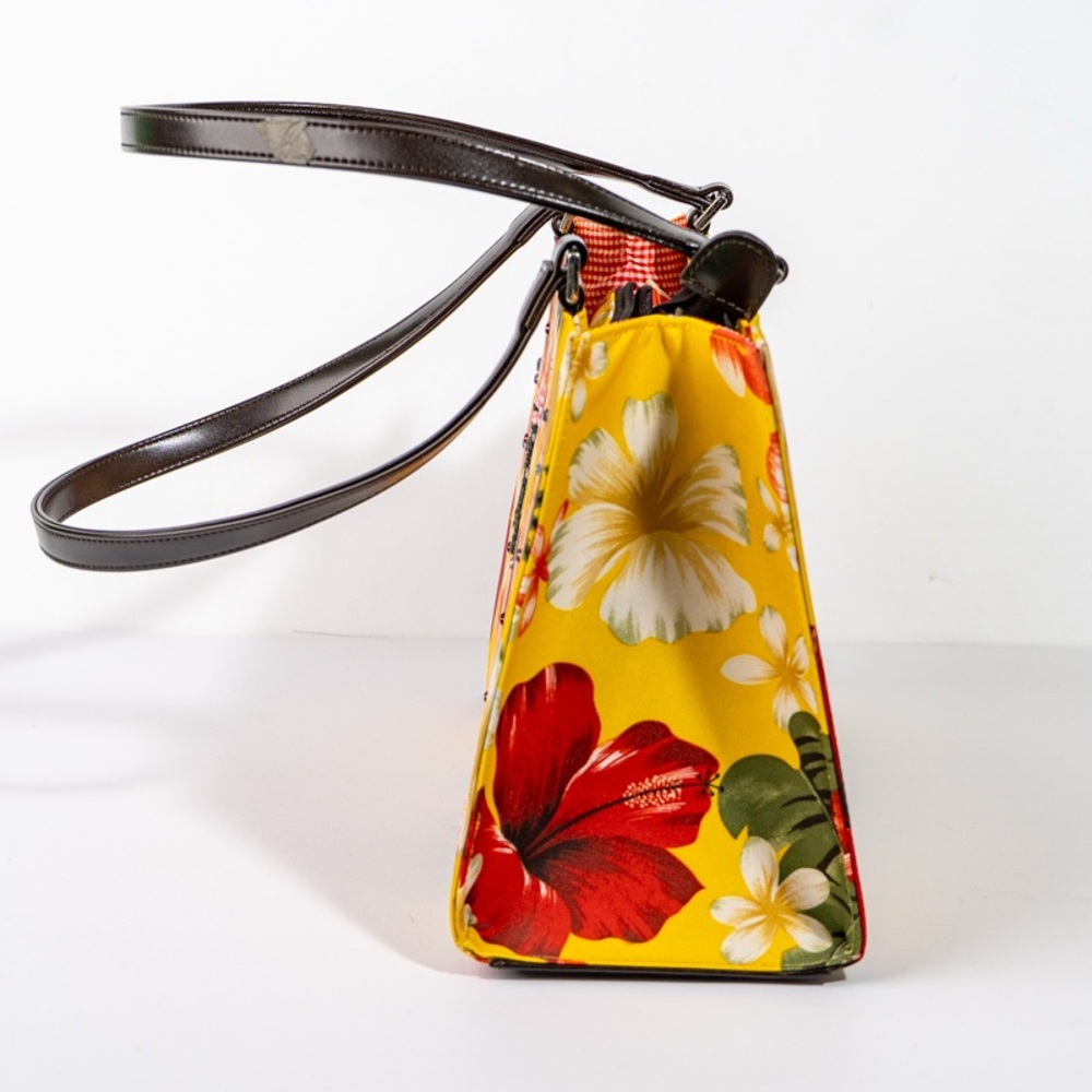 Vintage Pin-Up Floral Tote Bag - Picture 4 of 6